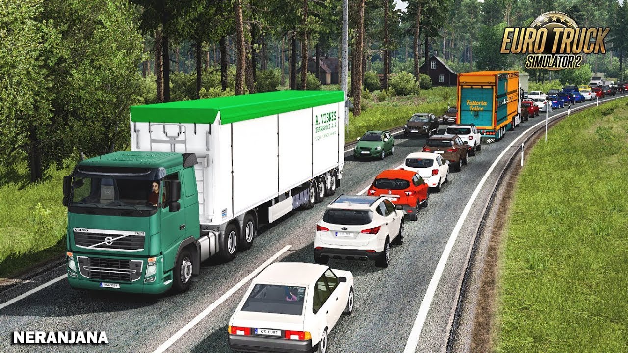 Ets трафик. Euro Truck Simulator 2 трафик real Emergency ai Pack v1.4 1 46. D B realistic al Traffic intensity евро трек симулятор 2. Русский трафик етс. D.B_Creation_Traffic_intensity.