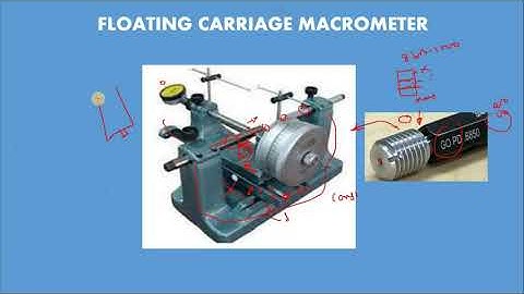 Floating Carriage Diameter Measuring Machine for Screw Thread Measurement.