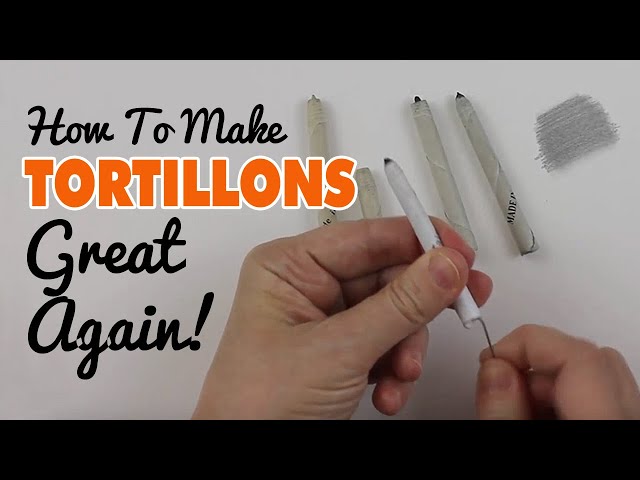 How to make your own paper Blending Stumps/ Tortillons