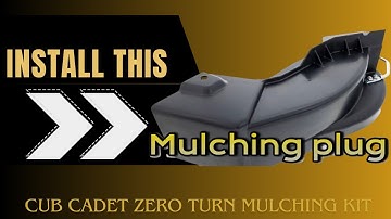 Master the Cub Cadet Mulching Plug: The Essential Installation Step!