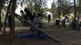 Canadian indigenous youth keep heritage alive by tanning skins