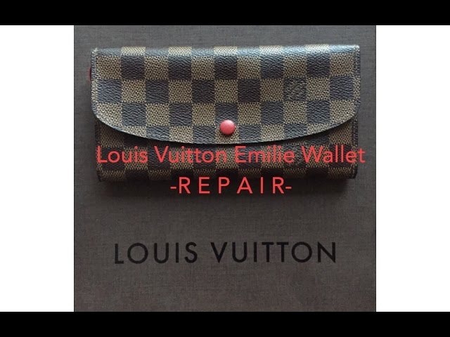 Louis Vuitton Emilie Wallet did not quite fit my passport and phone- I  could not close the wallet! – Au Fait Finds