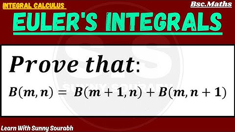 BETA AND GAMMA FUNCTIONS [INTEGRAL CALCULUS]