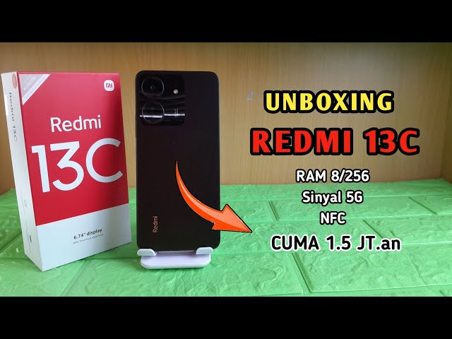 Unboxing HP Redmi 13C class=