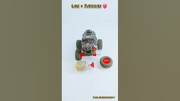 Monster Truck ! Dc Motor Project Part 3 #shorts #youtubeshorts #trending #dcmotor #viral