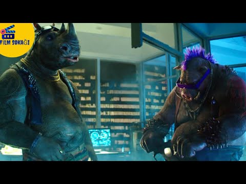 Ninja Kaplumbağalar: Gölgelerin İçinden | Rocksteady ve Bebop | HD |