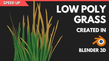 How to Make Low Poly Grass in Blender | Timelapse Tutorial
