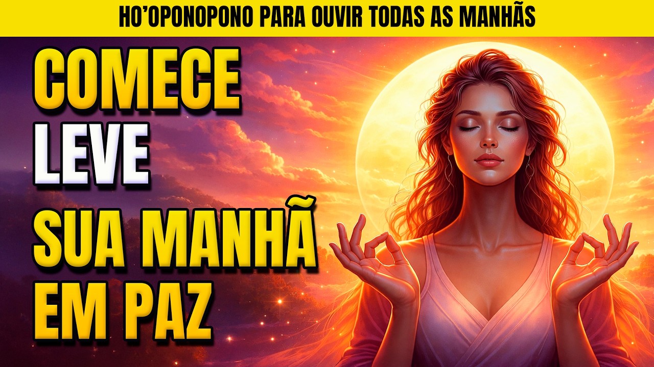 💛 HO’OPONOPONO PARA COMEÇAR O DIA RADIANTE COM A MENTE EM PAZ