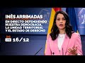 Inés Arrimadas: &quot;Sánchez ha llevado el procés separatista a toda España&quot;
