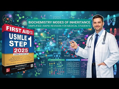 Biochemistry | Modes of Inheritance Simplified | Rapid Revision for USMLE Step 1 | First Aid Book
