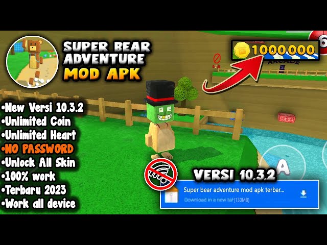 Super Bear Adventure MOD MENU APK Terbaru 2022 v1.9.9.1 