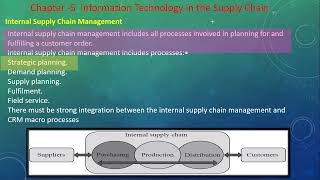 Famous Internal Supply Chain Management Chapter  5  Information Technology in the Supply Chain Wealth