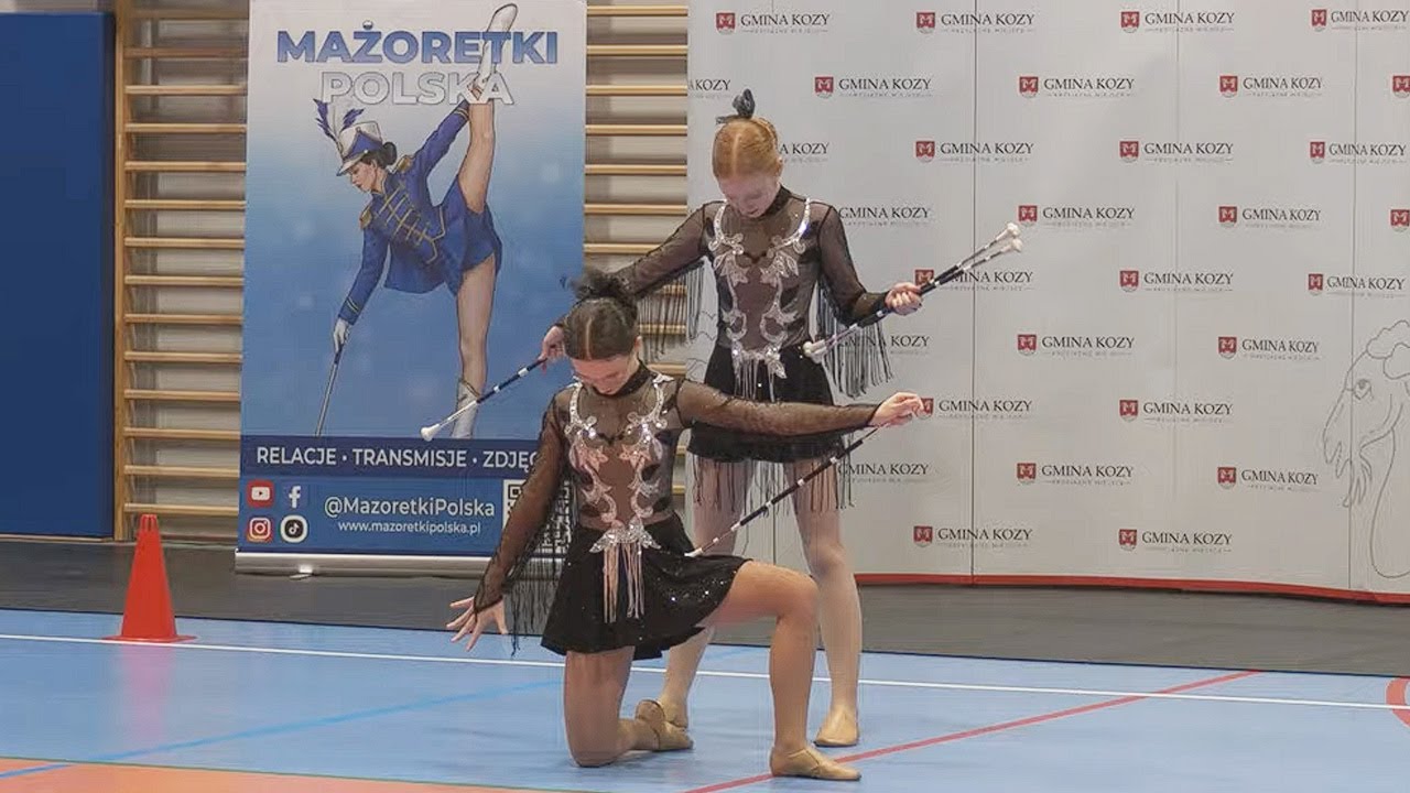 Duo-Trio 2x Baton Juniorki Zaawansowane - Mażoretki Nemezis - V Ogólnopolski Konkurs Mażoretek