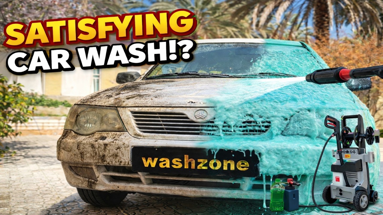 EXTREMELY Dirty Car Wash ASMR 😳💦 (Wait For The Transformation…)