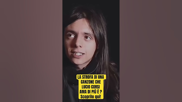 LA STROFA DI UNA CANZONE CHE LUCIO CORSI AMA DI PIÙ È ?Scoprilo qui! #luciocorsi #sanremo20025 #sir