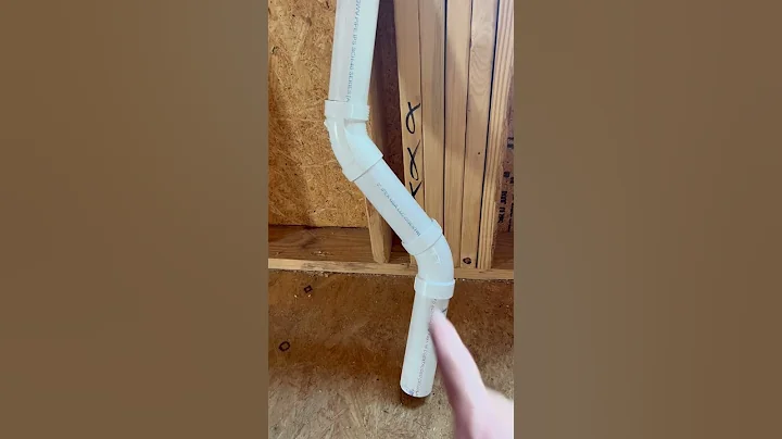 How to get a perfect 45 degree offset. #plumbing #satisfying #diy #plumber