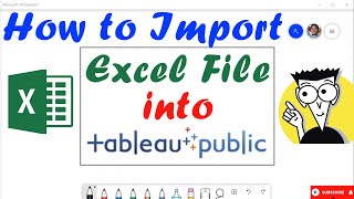How To Import Excel File Into Tableau Desktop Software & Make It Publicly On Internet - #116