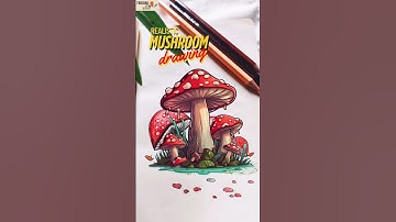 mushroom how to draw a mushroom easy mushroom drawing #mushroom #mashroom #mushroomdrawing #drawing
