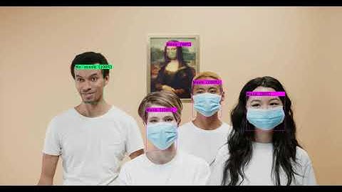 YOLOV4 Face Mask Detector Video-1