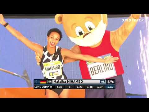 Malaika Mihambo WORLD LEAD 6.96m Long Jump