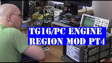TG-16/PCE core grafx region mod issues with turbo everdrive Pt4 - Kevtris takes a look