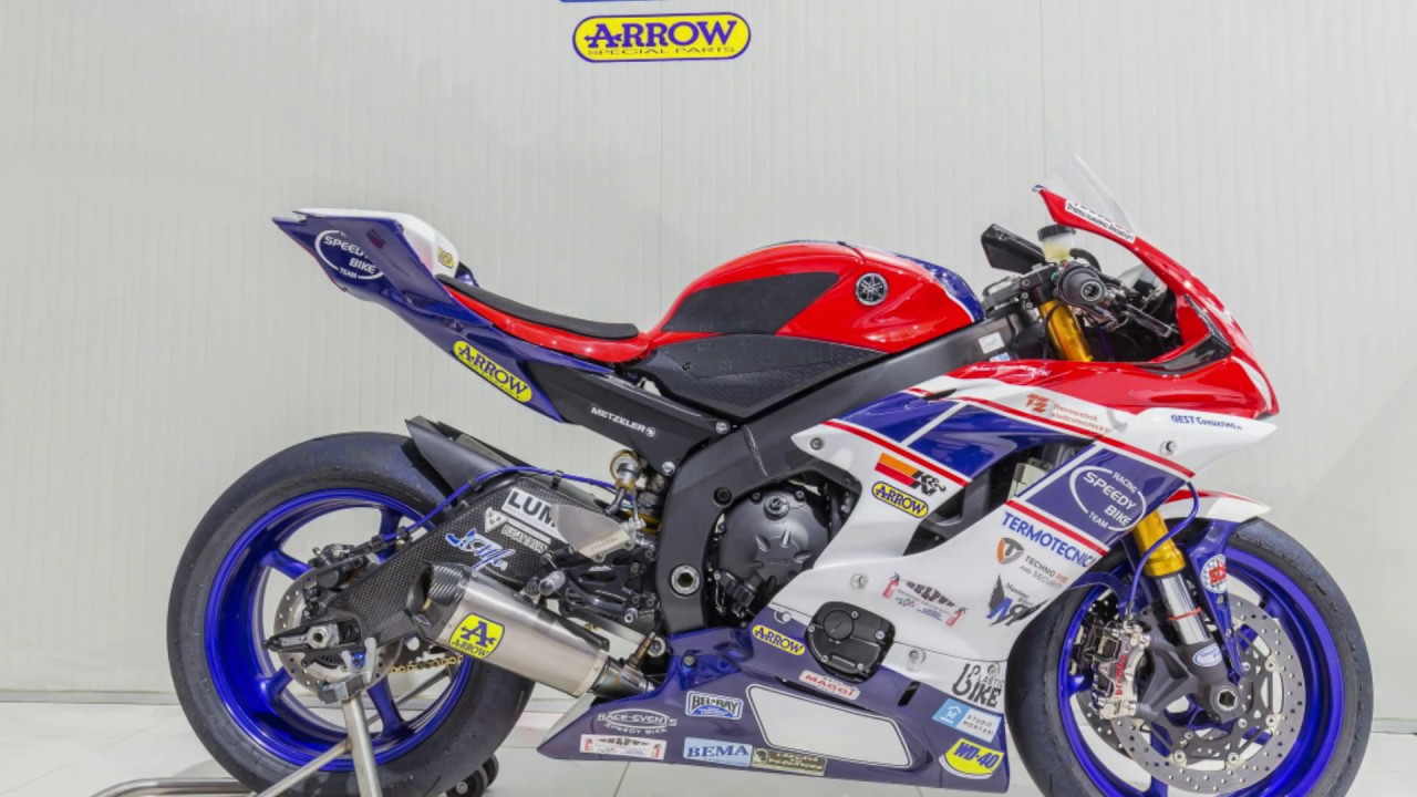 R6 Misano 1' 40 and.......... PANIC out in the sand as the wall gets closer! Fabrizio Lai