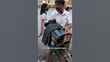 Luke Damant gets a selfie from 180 year old camera in India 🇮🇳 #shorts