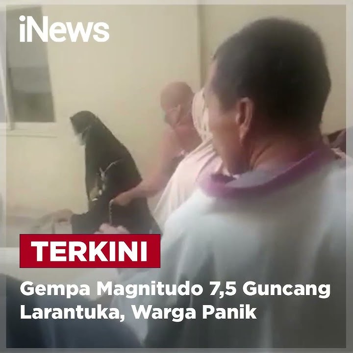 [BREAKING NEWS] Gempa Magnitudo 7,5 Guncang Larantuka, Warga Panik