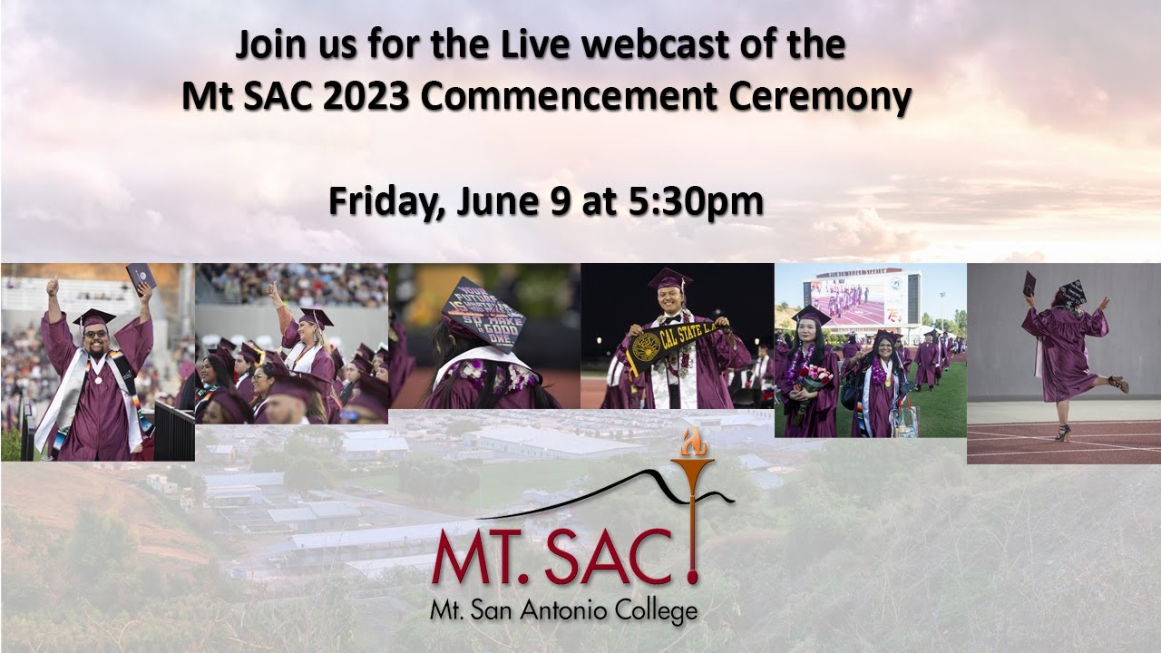 Mt SAC 2023 Commencement YouTube