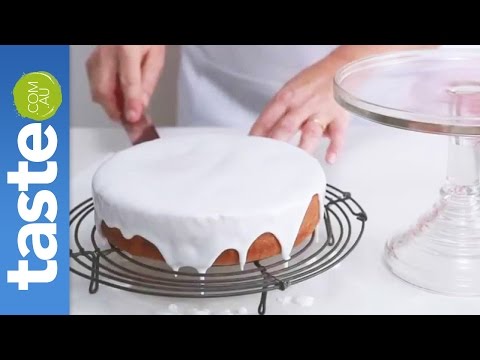 How to glaze a cake