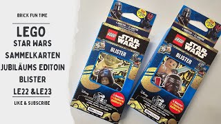 Die Neuen LEGO Star Wars Sammelkarten Serie 5 "Jubiläums Edition" Blister mit LE22 und LE23 *Review*