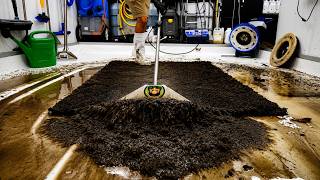Have You EVER Seen A Rug This DIRTY? This One Was Tough! Satisfying ASMR Carpet Cleaning.