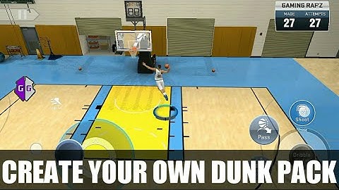 CREATE YOUR OWN DUNKPACK PLUS KOBE AND MJ DUNKPACK NBA2K19 V49 ANDROID MOBILE