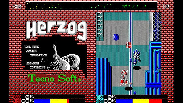 Sharp X1 Game: Herzog (1988)
