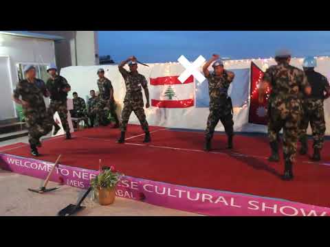 Nepal Army  Dance Performing "Jaga Lamka Chamka "