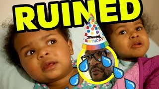 Toddler and Baby Ruin My Birthday