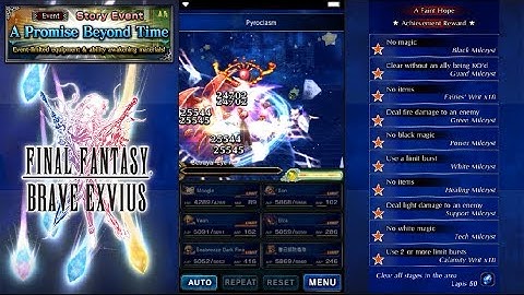 ♦FFBE♦ A Promise Beyond Time Part 3 - "A Faint Hope" [FIRST LOOK]