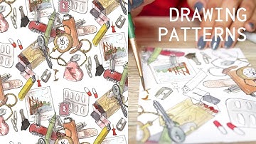 Drawing Patterns · Creating a Repeated Pattern Design and Why It