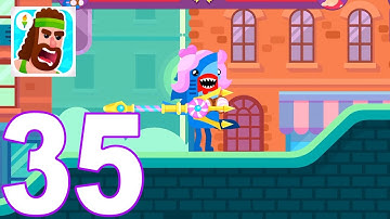 Bowmasters - Shark The Sea Princess - Tournament - Gameplay Walkthrough Part 35 (iOS | Android)