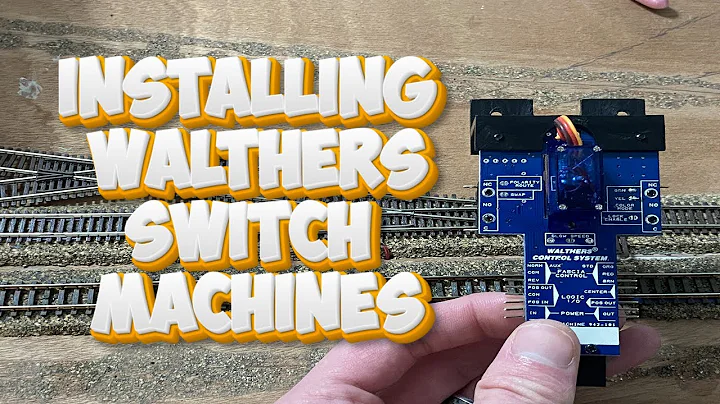 Installing Walthers switch machines