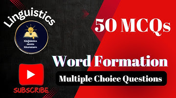 Ultimate Word Formation Quiz-Test your Linguistics Knowledge!#linguistics#wordformation#mcqs