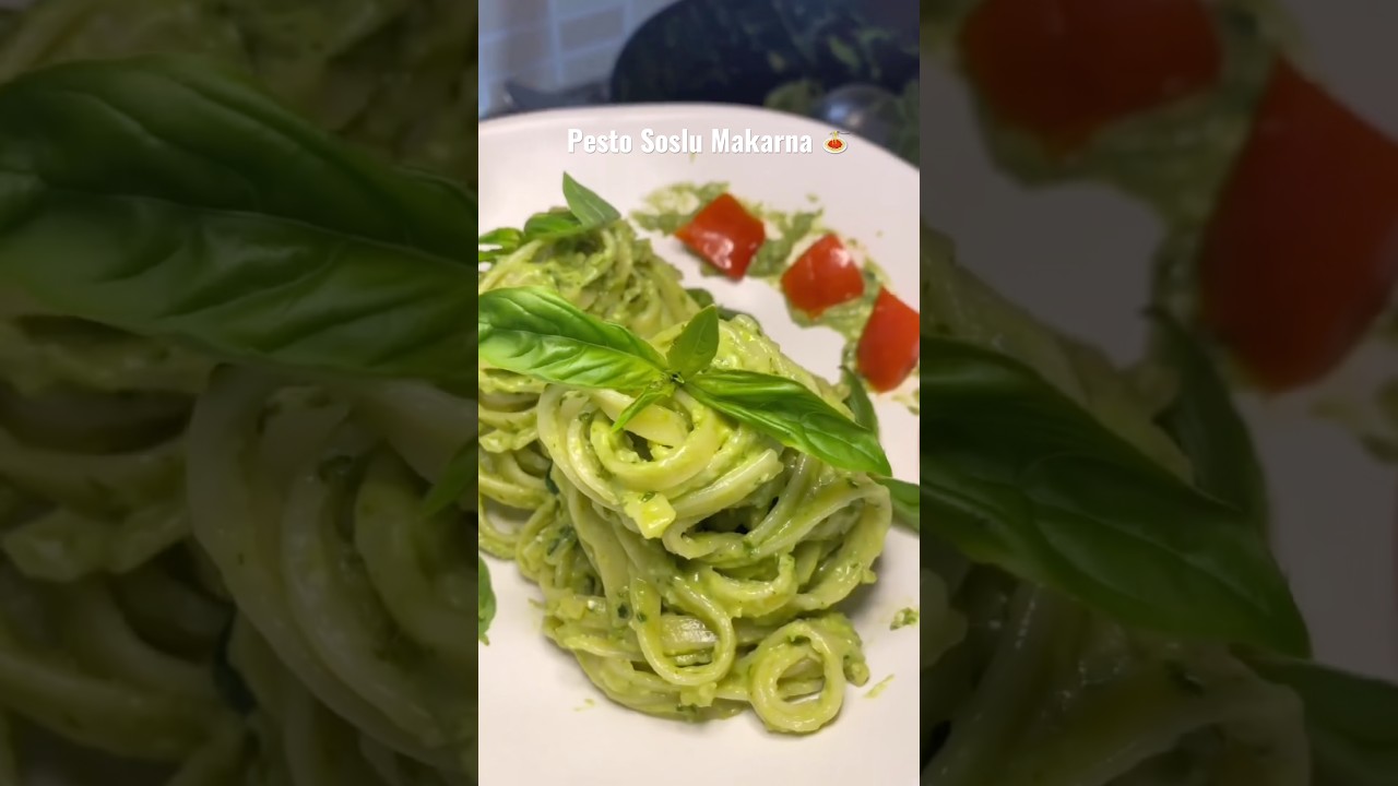 Pesto Soslu Makarna Tarifi 🍝 #pesto #makarnatarifi Pesto Soslu Makarna Tarifi 🍝 #pesto #makarnatarifi