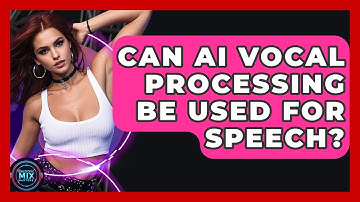 Can AI Vocal Processing Be Used For Speech? - Electronic Mix Masters