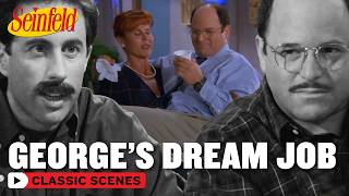 George Cheats His Way To His Dream Job! | The Butter Shave | Seinfeld