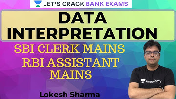 L3 - Data Interpretation SBI Clerk Mains & RBI Assistant | Quantitative Exams | Lokesh Sharma