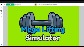 JUGAMOS A MEGA LIFTING SIMULATOR EN ROBLOX!