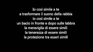 Video thumbnail of "Laura Pausini   SIMILI -   Testo"