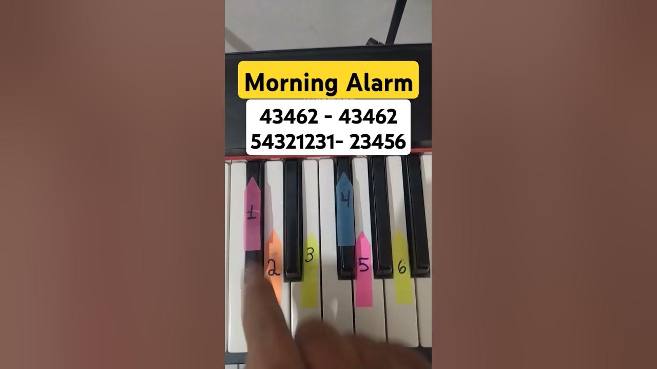 β°π¨ MORNING ALARM β Easy Piano Tutorial β°π¨ MORNING ALARM β Easy Piano Tutorial