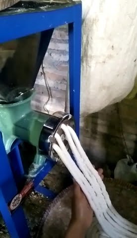 mesin cetak kue tambang/cireng/geblek/giling daging, bumbu kacang dll