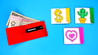 DIY 💰 Paper Wallet do it yourself // Crafts from 1 sheet of paper
